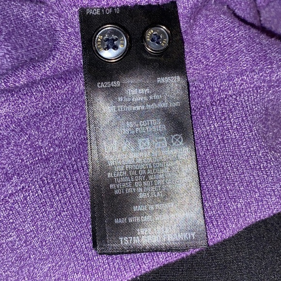 Ted Baker London Purple Cotton Blend Button Down Polo Shirt Size 4 (US Large) - Picture 5 of 5